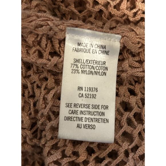 HELMUT LANG Loose Knit Off Shoulder Long Sleeve Sweater Top - Size Medium - Picture 6 of 7